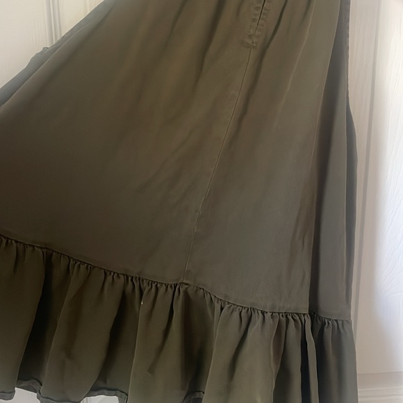 Blue Rain Ruffle Lyocell Tank - Picture 5 of 5